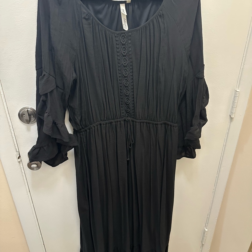 Elegant Black Women's Dress
